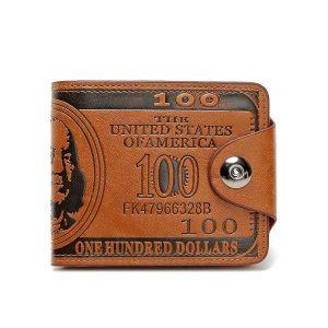MEN - מוצרים לגבר ארנקים לגבר PU Leather Portable Purse 9 Card Holders Wallet For Women Men Unisex 