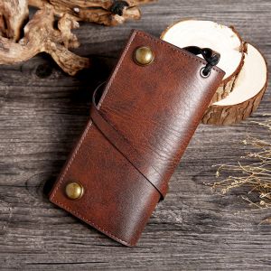 MEN - מוצרים לגבר ארנקים לגבר E EkpheroMen Casual Trifold Multi-Slot Long Wallet Card Holder Cash Holder Clutch Bag