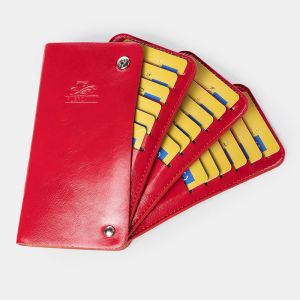 MEN - מוצרים לגבר ארנקים לגבר Men And Women Leisure 18 Card Slots Long Purse Card Holder 3 Layers Wallet