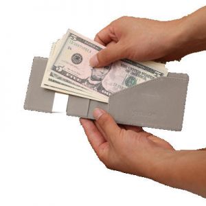 MEN - מוצרים לגבר ארנקים לגבר Creative Money Clip Men PU Purse Slight Colorful Wallet