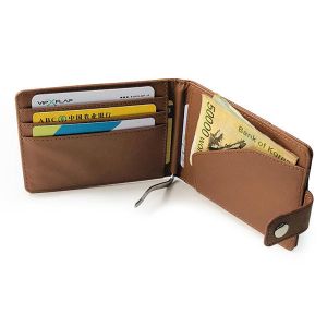 MEN - מוצרים לגבר ארנקים לגבר Minimalist Faux Leather Wallet Card Holder For Men
