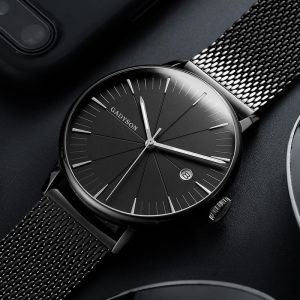 MEN - מוצרים לגבר שעונים לגבר GADYSON A9105 Calendar Casual Style Men Wristwatch Full Steel Luminous Display Quartz Watch