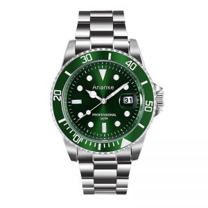 MEN - מוצרים לגבר שעונים לגבר Ananke AN17 Business Style Full Steel Men Wrist Watch Waterproof Quartz Watches