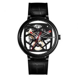 MEN - מוצרים לגבר שעונים לגבר Original CIGA Design FangYuan Series Skeleton Creative Automatic Mechanical Watch Genuine Leather Strap Watch from Xiaomi Eco-Syst