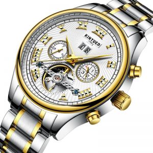 MEN - מוצרים לגבר שעונים לגבר KINYUED JYD-J011 Automatic Mechanical Watch Rome Business Style Water Resistant Men Watches
