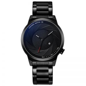 MEN - מוצרים לגבר שעונים לגבר Creative Camera Aperture Dial Various Straps Men Fashion Watch Quartz Watch