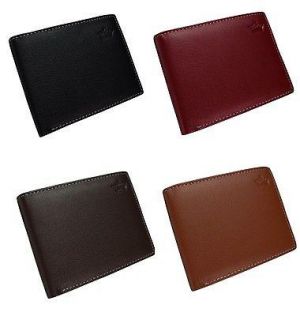 MEN - מוצרים לגבר ארנקים לגבר Mens Wallet Money Card Holder ID Window Travel Leather pu Black Cream Coins 300