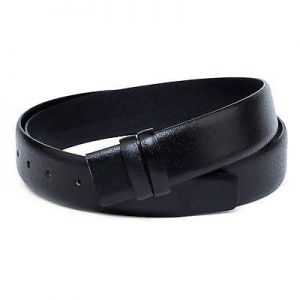 MEN - מוצרים לגבר חגורות לגבר Black Leather Belt Strap Mens belts ferragamo buckles 1 3-8 inch 35 mm Size 40