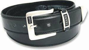 NEW MENS BLACK LEATHER LINED BELT STYLE 5055 SIZE 32-48