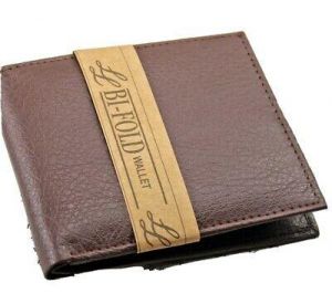 MEN - מוצרים לגבר ארנקים לגבר New Mens Bifold Genuine Leather Wallet Multi Pocket Card ID Brown Billfold Thin