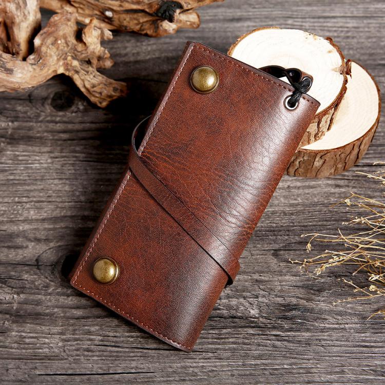 MEN - מוצרים לגבר ארנקים לגבר E EkpheroMen Casual Trifold Multi-Slot Long Wallet Card Holder Cash Holder Clutch Bag