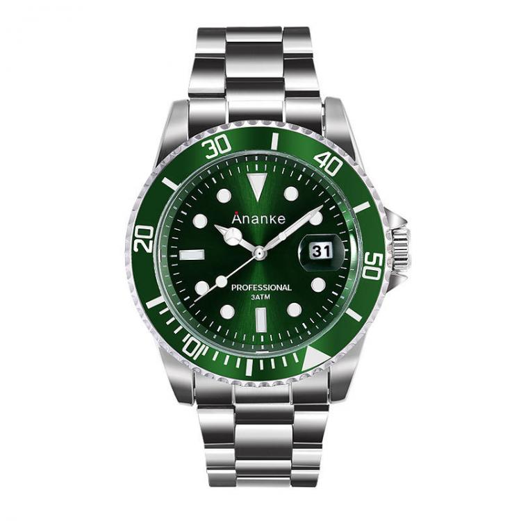 MEN - מוצרים לגבר שעונים לגבר Ananke AN17 Business Style Full Steel Men Wrist Watch Waterproof Quartz Watches