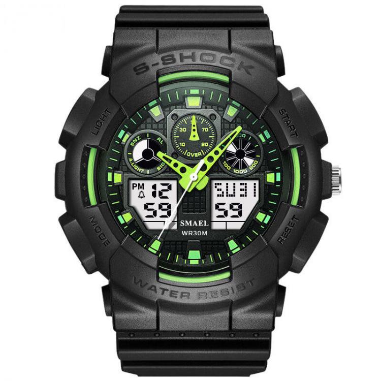 MEN - מוצרים לגבר שעונים לגבר SMAEL 1027 Fashionable Male LED Digital Watch Light Shock Waterproof Sport Watch